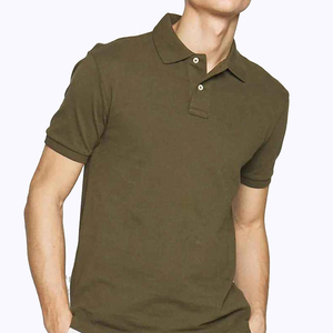 Estilo informal para hombre para camisetas de polo de secado rápido con patrón sólido Precio al por mayor hecho a medida - Product Image 2