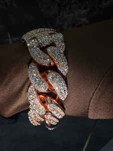 สร้อยข้อมือเงินแท้ 925 คุณภาพสูง ประดับเพชรโมอิสซาไนต์ VVS1 ดีไซน์สวยหรู คลาสสิก เสริมโชคดี เหมาะสำหรับทั้งชายและหญิง - Product Image 6