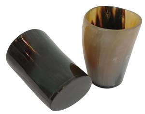 Cuerno Natural Color pulido vidrio búfalo beber cuerno impermeable tamaño personalizado vikingo diseño whisky vidrio regalo de boda - Product Image 1