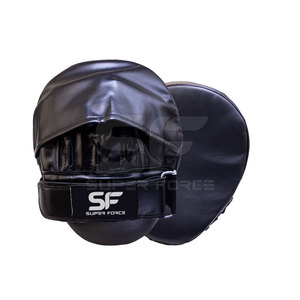 นวมชกมวยหนัง PU ทนทานสำหรับฝึกซ้อมฝึกซ้อมกีฬาซ้อมคิกบ็อกซิ่งและศิลปะการต่อสู้ - Product Image 1