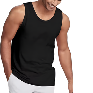 Camisetas sin mangas de punto transpirables de secado rápido informales para hombres de Pakistán Método de tejido informal - Product Image 1