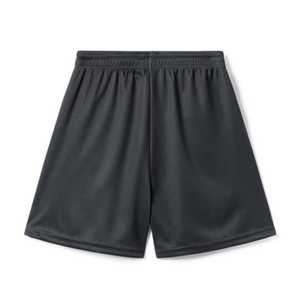 Pantalones Cortos Deportivos de Malla para Hombre, Color Gris Oscuro, 100% Poliéster, Doble Capa, Secado Rápido, Cintura Elástica, Personalizables, de Alta Calidad - Product Image 2
