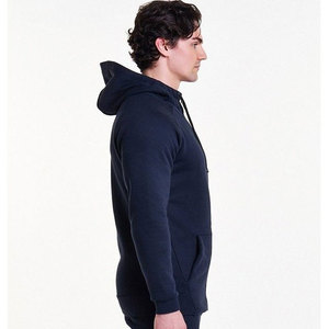 Sudadera con Capucha de Invierno, Estilo Urbano, Corte Regular, 100% Algodón Tejido, Diseño a Cuadros, Antiarrugas, Antipilling, Transpirable e Impermeable - Product Image 3