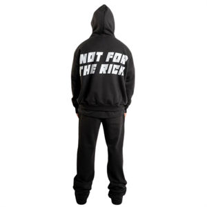 เสื้อฮู้ด380 GSM ทรงโอเวอร์ไซส์พิมพ์ลายหน้าและหลัง80% เสื้อสวมหัวผ้าคอตตอน20% โพลีเอสเตอร์สตรีทแวร์ผลิตจากผู้ผลิต - Product Image 5