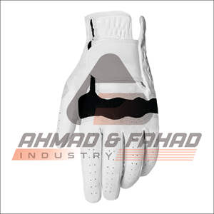 ถุงมือกอล์ฟหนังแกะสีขาวสำหรับผู้หญิงผู้ชาย, ทนทานทุกสภาพอากาศสวมใส่กีฬาหนังแท้ระบายอากาศได้ด้ามจับนุ่มคุณสมบัติกันลื่น - Product Image 1