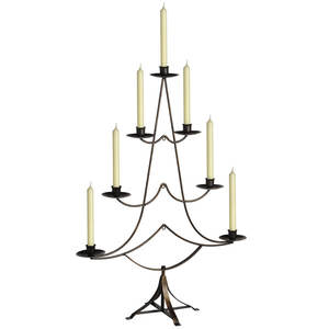 Bougeoir en cristal, décoration de la maison, autre support de bougie brillant, pour l'intérieur et l'extérieur - Product Image 4