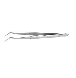 Pince dentaire en acier inoxydable pour coton et pansements, à pointe dentelée - Product Image 1