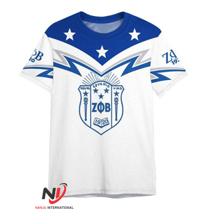 Haute qualité personnalisé pour femmes ELP Zeta Phi Beta sérigraphie sororité et fraternité tous les Logos imprimés T-shirts pour hommes - Product Image 5