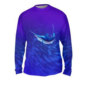 Alta calidad 100% poliéster sublimación pesca Jersey transpirable hombres sublimación pesca Jersey - Product Image 5