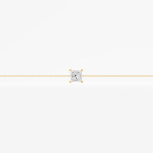 Venta al por mayor 0,25 Ct Lab Grown Princess Cut Diamond Bracelet en 14K y 18K Gold Trendy para uso diario - Product Image 4