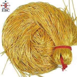 Premium Quality Bright Gold Bullion French Wire Gimp Purl <b>Thread</b> Embroidery Dabka Zardozi - Product Image 1