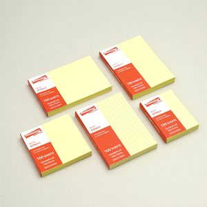 [Hansolmts] dễ dàng-Vỏ ghi chú dính đôi cộng với 5 loại di động dính Memo Pad thiết lập cho văn phòng phẩm - Product Image 1