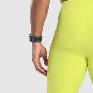 Pakistan Made Cheap Price Customized Color <b>Men</b> <b>Compression</b> <b>Shorts</b> High Quality Comfortable Elastic Waist Casual - Product Image 6