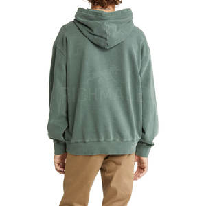 Venta al por mayor de hombres pulóver Sudadera con capucha de gran tamaño estilo Streetwear, diseño de hombro caído Sudadera con capucha de gran tamaño de moda para hombres - Product Image 4