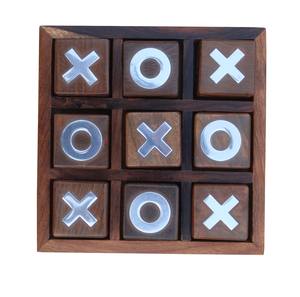 Juego de mesa de Tic Tac Toe de madera ecológico perfecto para niños y juegos de mesa familiares, regalo de cumpleaños educativo Montessori - Product Image 3