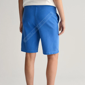 Pantalones cortos de sudor con lavado ácido azul a precio razonable, gran oferta, pantalones cortos de sudor con lavado ácido personalizados a la venta, serigrafía bordada - Product Image 4