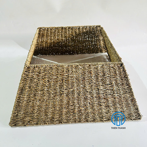 Collar de árbol de Navidad más vendido, falda de árbol de Navidad de algas marinas rojas tejidas, accesorios de Navidad para vacaciones, decoración - Product Image 4