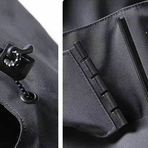 Veste matelassée sur mesure grande taille à col montant et fermeture éclair, nouveau design, décontractée, personnalisable et respirante - Product Image 3