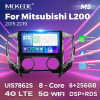 MEKEDE-Reproductor de DVD para coche, Android, 8 núcleos, 8 + 128G, DSP, IPS, 2.5D, para Mitsubishi Triton L200 5 2015-2019, RDS, WIFI, GPS
