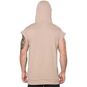 Sudadera con Capucha sin Mangas para Hombre, con Cordón Ajustable y Logotipo Personalizable para Gimnasio y Entrenamiento - Product Image 2