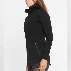 Custom Color Block Sweatshirt Women <b>Jumper</b> Streetwear Heavy Weight Cotton Half Zip Pullover Sweatshirts Women Hoodie - Product Image 2