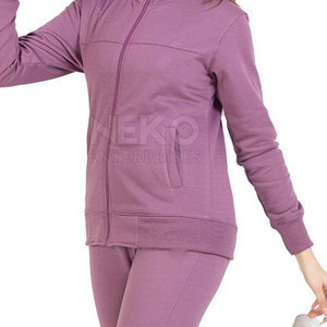 Chándal de ropa informal para mujer de la mejor calidad 2025 con mangas largas, patrón sólido transpirable a la moda para invierno - Product Image 6