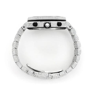 Reloj de Diamantes Moissanite DEF de Alta Calidad, Estilo Hip Hop, Movimiento Miyota de Lujo, Correa de Acero Inoxidable, Esfera de Cristal - Product Image 4