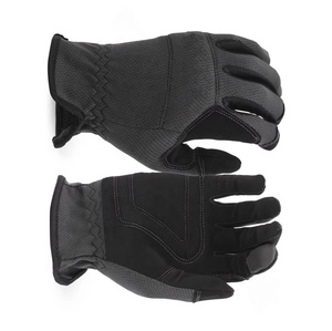 Gants en cuir synthétique, manicle mécaniques, 60 pièces, en Spandex noir et mousse noire - Product Image 5