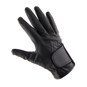 Derniers modèles de gants d'équitation avec logo personnalisé Gants d'équitation en cuir Cabretta pour femmes Gants de polo en cuir souple - Product Image 6