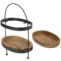Support de gâteau de Style de luxe en bois émail Design Premium support de gâteau élégant pour les fêtes d'hôtel utilisation de décor de Table
