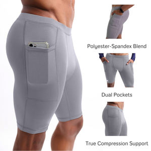 Lightweight Material quick dry high quality soft <b>Men</b> <b>Compression</b> <b>Shorts</b> durable Top Selling Premium Quality <b>Compression</b> <b>Shorts</b> - Product Image 5