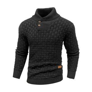 Personnaliser Respirant Élégant Hommes Sweatshirt Nouveau Design Casual Hommes Chemises 100% Coton Turtle-Neck Sweatshirts - Product Image 6