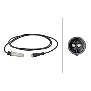 6PU230048141 - Capteur de vitesse de roue - Connecteur 2 broches - Essieu avant/essieu arrière - Câble : 1715 mm - MSP Export - Product Image 1