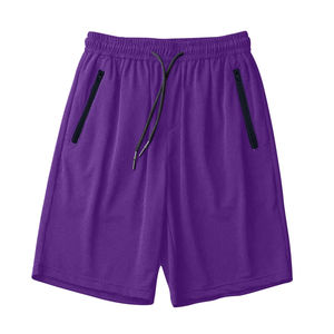 Shorts de sport personnalisés pour hommes 100% coton Logo avant Écologique Séchage rapide Tissu respirant Usine de vêtements de sport OEM - Product Image 5