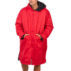 Ventes en gros de robes de bain imperméables à capuche pour hommes, parkas, randonnée, surf, camping, doublure en polaire légère, séchage rapide, respirant, haute qualité - Product Image 1