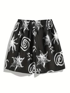 Shorts de gym pour hommes à séchage rapide pas cher en vente en gros de shorts d'entraînement de fitness en maille de plage avec poches taille imprimée en polyester uni - Product Image 4