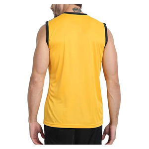 Camiseta sin Mangas para Hombre, Diseño Nuevo, Secado Rápido, Tejido Transpirable, Informal, para Gimnasio, Color Sólido, Precio al por Mayor - Product Image 2