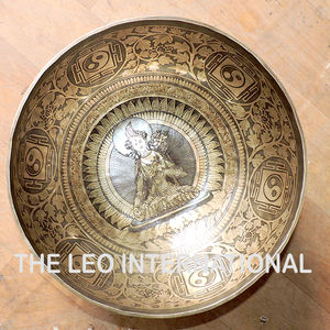 Bol chantant décoratif et métal en laiton pour le soulagement du stress Méditation Yoga Guérison spirituelle Pleine conscience 5x5x3.5 pouces - Product Image 6