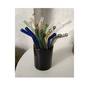 Dernière arrivée paille de verre de couleur personnalisée de bonne qualité disponible à prix réduit - Product Image 1