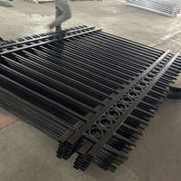 Clôture coulissante en fer galvanisé à chaud OEM |   Portail de sécurité antirouille pour allée de piscine et jardin avec garantie de 10 ans