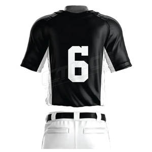 Prix de gros Ensemble d'uniformes de baseball Uniforme de baseball vierge de sport à séchage rapide pour hommes - Product Image 6