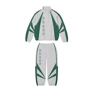 Survêtements en nylon personnalisés de haute qualité pour hommes surdimensionnés fermeture éclair Baggy coupe-vent jogging avec coupe-vent ensemble pour l'hiver - Product Image 2