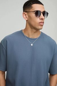 Chándales cortos plisados de gran tamaño para hombre personalizados a la moda chándales de calidad superior ropa informal transpirable pulóver chándales para hombre - Product Image 3