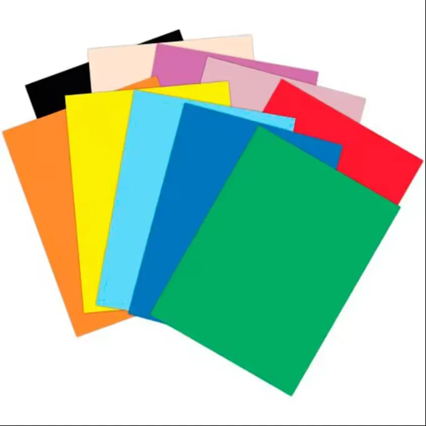 Wholesale Price Colored Sheets Arts Craft Color Printing Hard Cardboard Paper Bristol Paper Color Paper Board for Packing