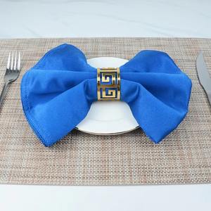 Impresionante servilletero de diseñador de color dorado de Metal decorativo, servilletero de mesa para cena, fiesta, boda, decoración, servilletero dorado - Product Image 5