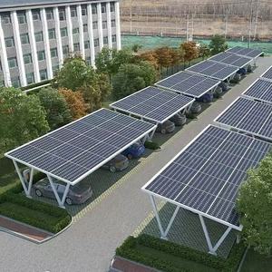 Fabricant de supports solaires en acier tubulaire carré galvanisé à chaud ou peint en forme de W, installation rapide et assemblée - Product Image 1