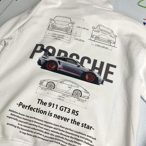 Sudadera Retro de Carreras de Fórmula, Algodón Premium, Estilo Urbano, Corte Holgado, Estilo Motorsport, Estampado de Coche Vintage, Moda Casual Diaria - Product Image 3