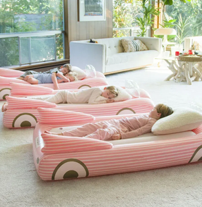 Matelas gonflable convertible pour enfants lit gonflable surélevé floqué PVC taille double facile à transporter <span class=keywords><strong>Sleepin</strong></span> - Product Image 2