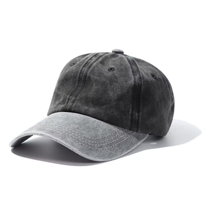 Gorra de béisbol unisex personalizada OEM, gorra de 5 paneles de algodón lavado con ala de contraste ajustable, duradera, elegante, para deportes al aire libre, uso diario - Product Image 4