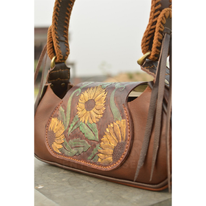 Sac fourre-tout en cuir véritable personnalisé pour femmes OEM fabricant de sacs à main de luxe vente en gros sac à main pour femmes avec fermeture éclair - Product Image 6